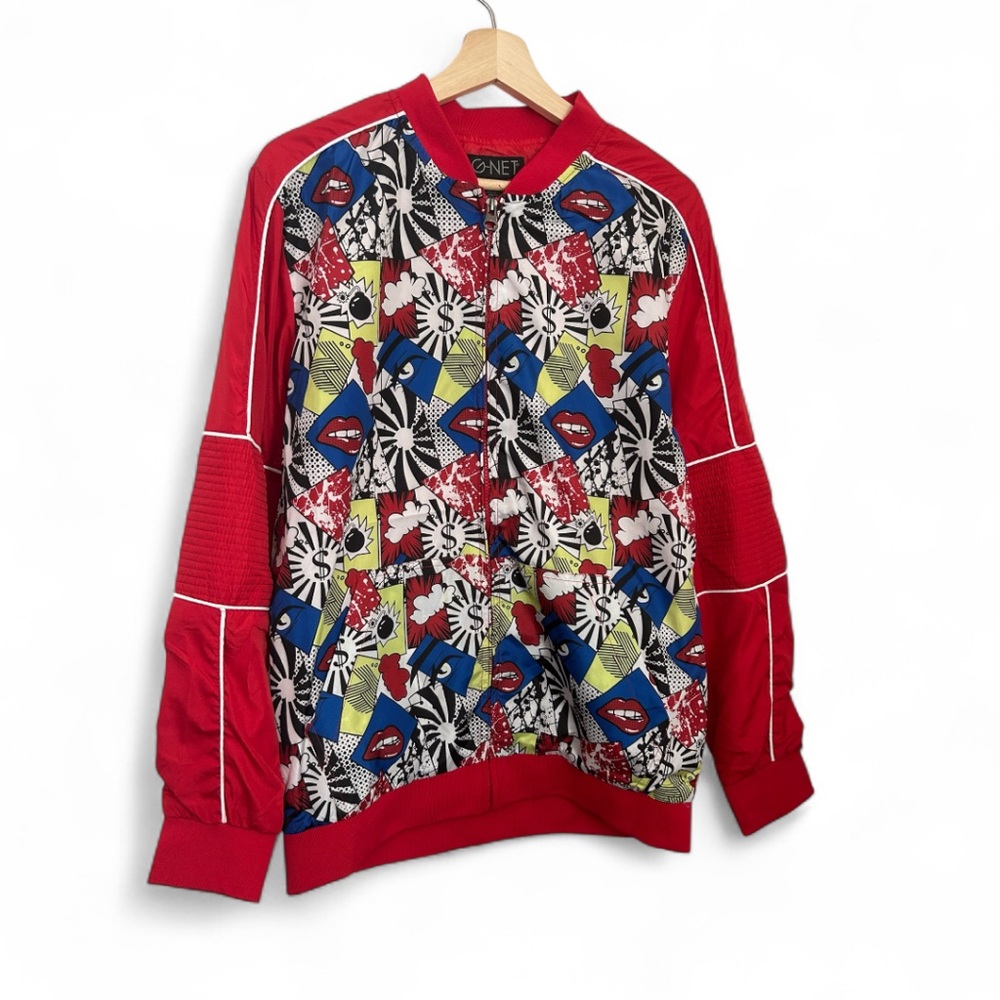 G-Net Urban Print Lightweight Bomber Jacket